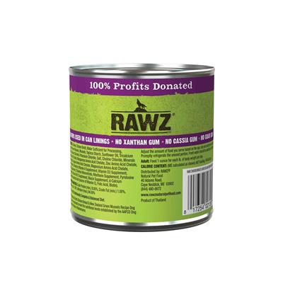 Rawz Shredded Dog 10oz. Chicken Breast New Zealand Green Mussels (Case of 12)