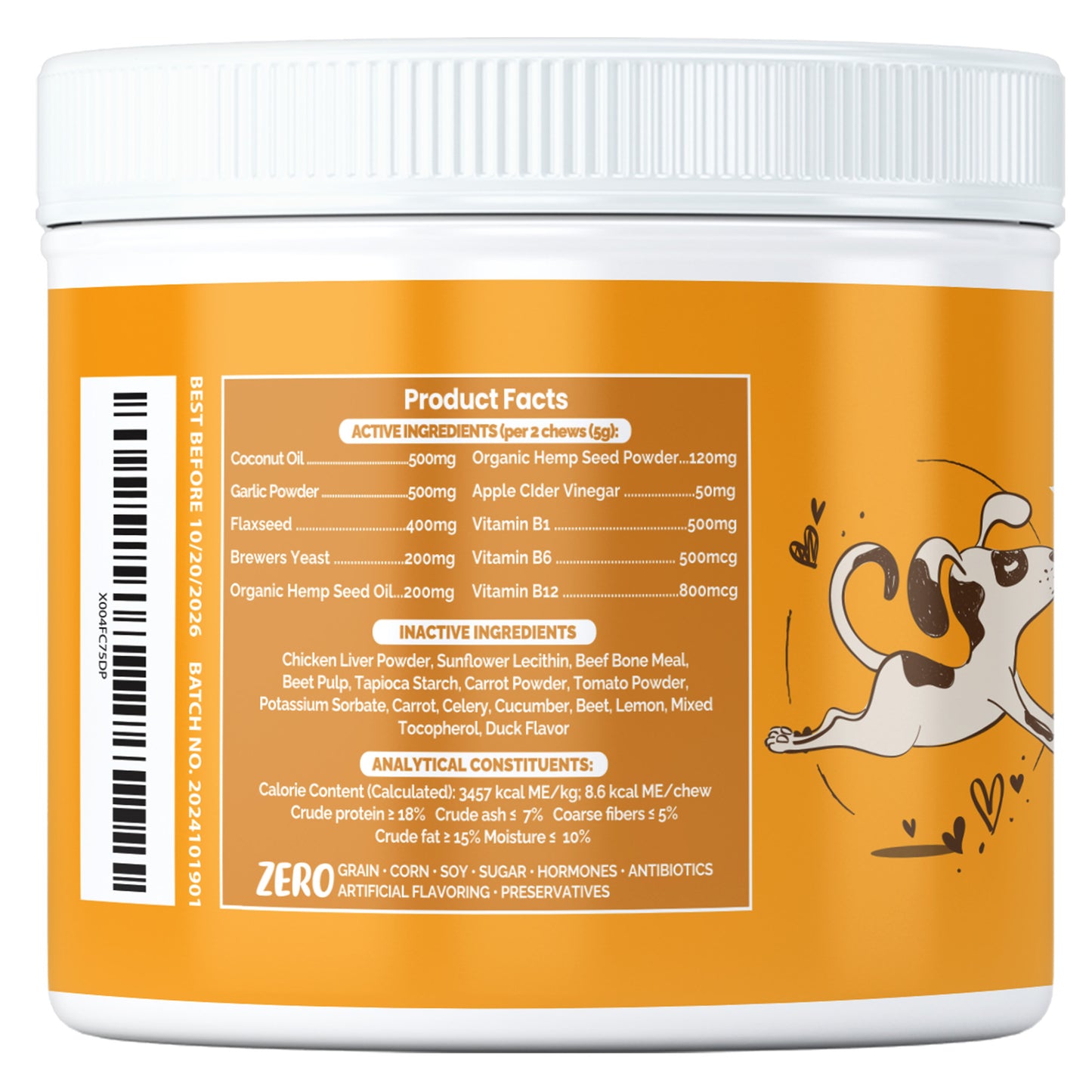 Live Well Dog Flea & Tick Chew Natural Defense