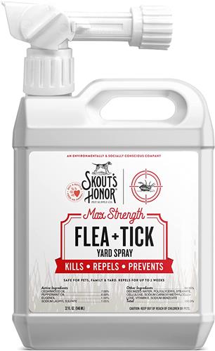 Skouts Honor Dog Flea & Tick Yard Spray 32Oz