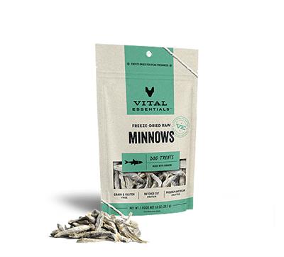 Vital Essentials Dog Freeze-Dried Treat Minnows 1oz. (3pack)