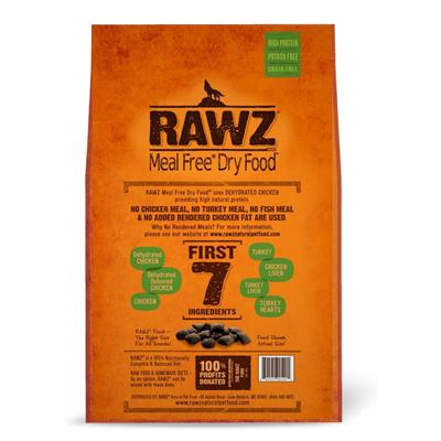 Rawz Dog Chicken Turkey 3.5Lb Meal Free