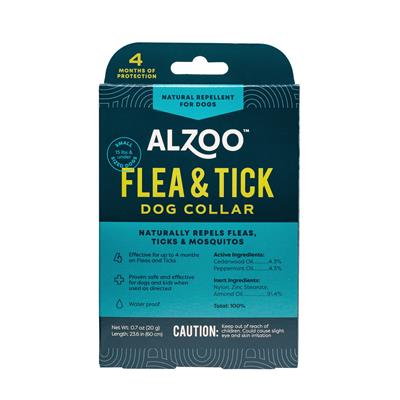 Alzoo Plant Based Flea & Tick Collar Small Dog 23.6In.