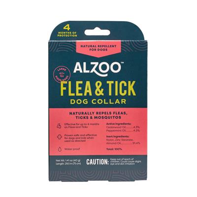 Alzoo Plant-Based Flea & Tick Collar Large Dog 29.5In.