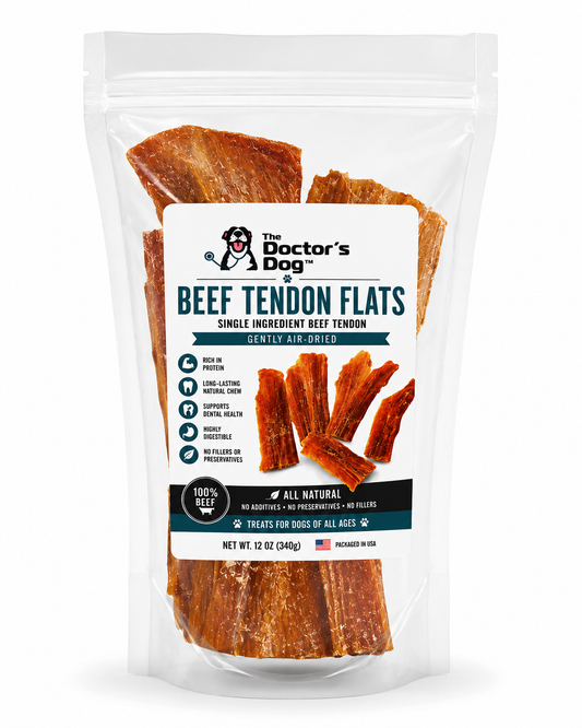 The Doctor’s Dog Beef Tendon Flats (6 per pack)